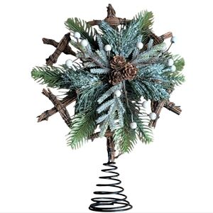 Evergreen Christmas Tree Topper